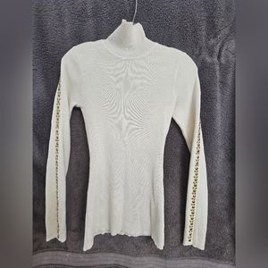 EUC Cache Turtleneck with Gold Rivets